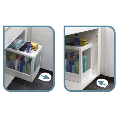 Mobilna półka do szafki biała na Arena.pl