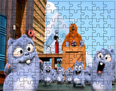 Puzzle Grizzy i Lemingi