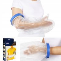 RĘKAW KĄPIELOWY OCHRANIACZ OSŁONA NA GIPS FOLIA WODOODPORNA NA RĘKĘ DŁOŃ