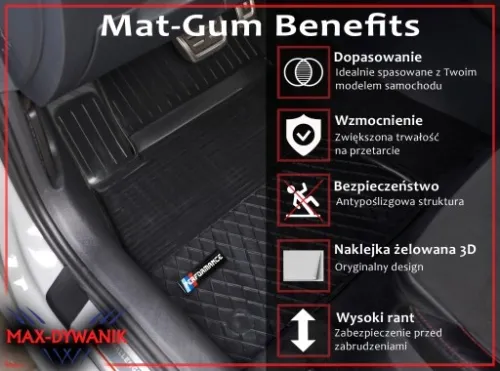 Wycieraczki samochodowe korytka z logo Performance na Arena.pl