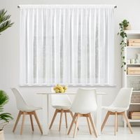 Firana na taśmie LUCY 300x160 biała