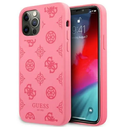 Etui Guess Peony Collection na iPhone 12 Pro Max - fuksjowe na Arena.pl