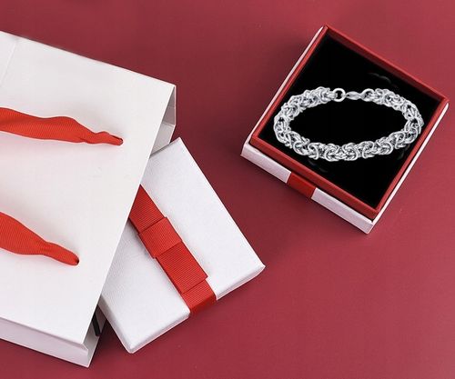 GRUBY Łańcuszek SREBRNY Męski 8mm Królewski Łańcuch DIAMENTOWANY + GRATIS na Arena.pl