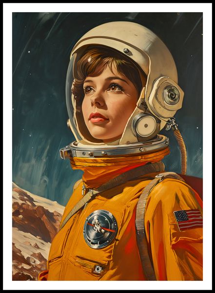 Plakat 64x90cm Pionierka Kosmosu zdjęcie 3