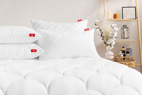 PODUSZKA 50X70 ANTYALERGICZNA PIKOWANA GRUBA ZAMEK na Arena.pl