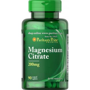 Cytrynian magnezu 200 mg Magnesium Citrate 90 tabletek Puritan's Pride