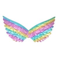 Skrzydła wróżki jednorożca tęczowe, 44x22 cm