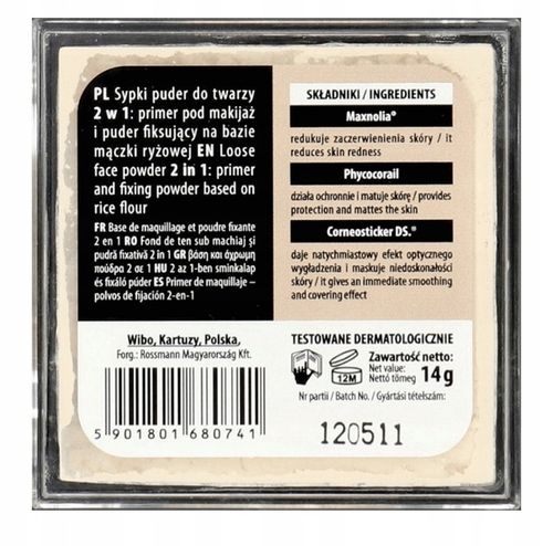 WIBO Sypki Puder do Twarzy Photo Ready Mix na Arena.pl