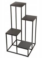 Nowoczesny Kwietnik Loft CZARNY 039/K-12-4K-75C