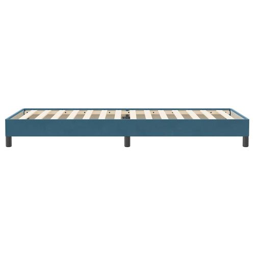 Łóżko typu Box Spring bez materaca Ciemnoniebieskie 90x220 cm na Arena.pl