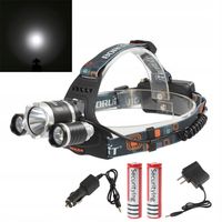 LATARKA CZOŁOWA AKUMULATOROWA LED 3 x XML T6 W-WA