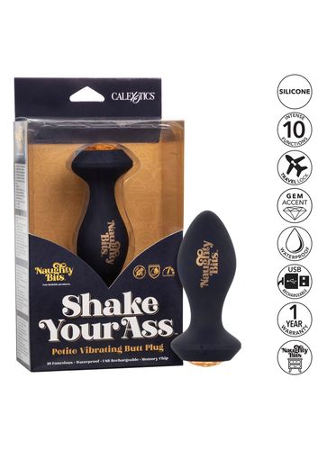 Shake Your Ass Vibr. Butt Plug Black na Arena.pl