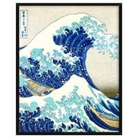 Canvashop obraz Hokusai Wielka Fala Kanagawa 50x35cm płótno reprodukcja
