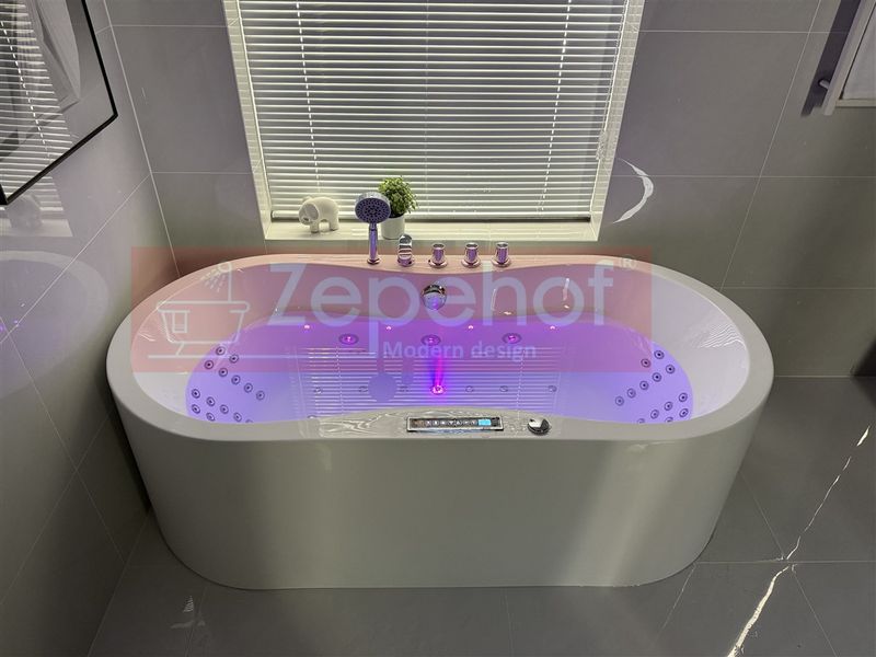 PIĘKNA OWALNA WANNA Z HYDROMASAŻEM 170X80 z 1 ODLEW GRZAŁKA zdjęcie 39