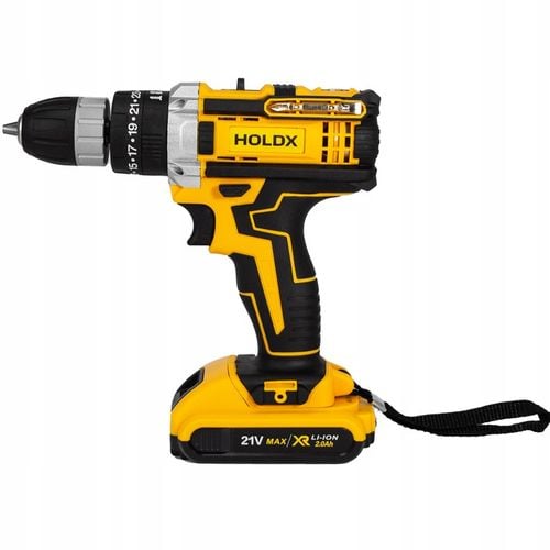 WIERTARKO WKRĘTARKA UDAROWA HOLDX DUŻY ZESTAW NARZĘDZI 2x AKU BITY na Arena.pl