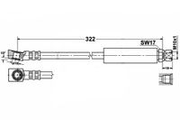 Opel Vectra A Zestaw Przewodów Hamulcowych Teflonowych W Oplocie Stalowym