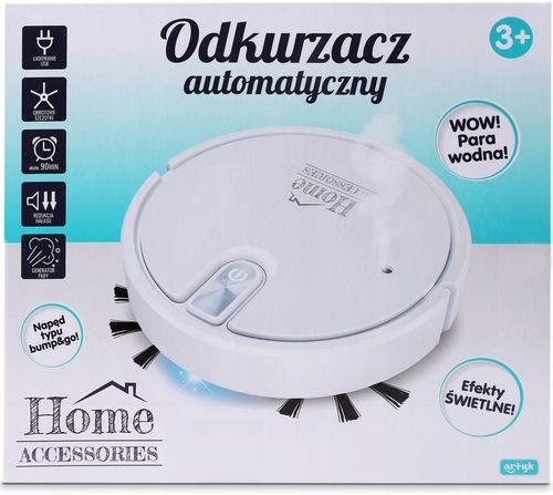 ODKURZACZ DLA DZIECI ROBOT SPRZĄTAJĄCY Z PARĄ WODNĄ dźwięk ODKURZA JEŻDŻĄCY na Arena.pl