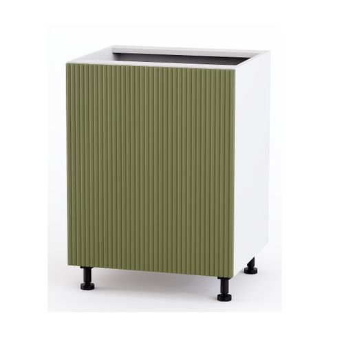 AUSTIN KU-D60 Szafka 60 cm dolna fronty MDF frezowane pionowo na Arena.pl