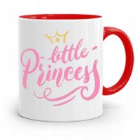 Kubek Czerwony Dzień Dziecka Little Princess Z Nadrukiem Ze Zdjęciem