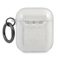 karl lagerfeld kla2ukhgs airpods 1/2cover srebrny/silver glitter