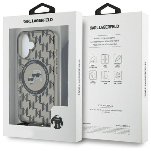 Etui Karl Lagerfeld do iPhone 16, Czarny, MagSafe na Arena.pl