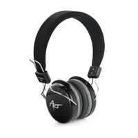 ART słuchawki przewodowe nagłowne Jack 3,5 mm z mikrofonem AP-60MD czarne
