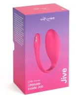 we-vibe jive electric rożowy - anatomiczne jajko wibrujące bluetooth