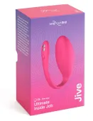 we-vibe jive electric rożowy - anatomiczne jajko wibrujące bluetooth