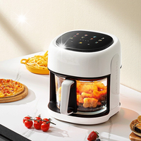 FRYTKOWNICA BEZTŁUSZCZOWA 1350W 4,5L FRYTOWNICA NIEPRZYWIERAJĄCA 10PROGRAMÓ