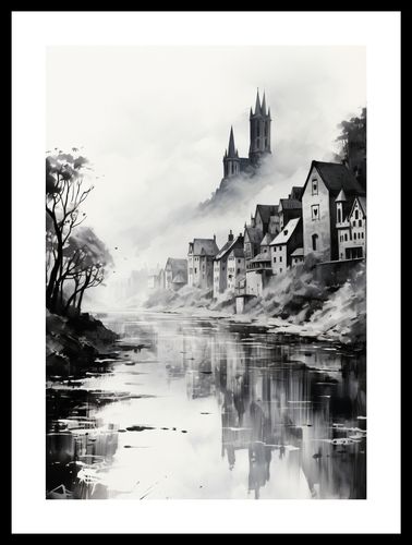 Plakat 29,7x42cm Mglisty Refleks na Arena.pl