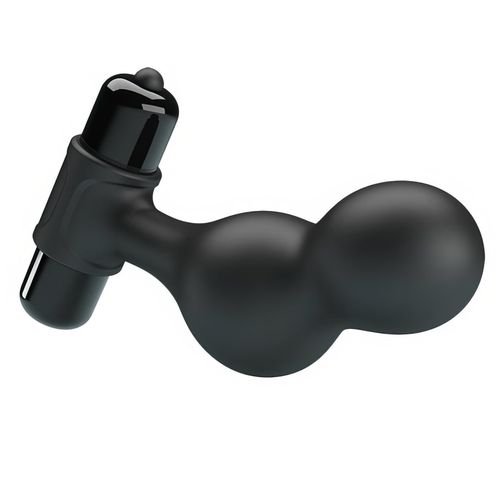 mr. play silicone anal plug, 10 functions of vibration black na Arena.pl