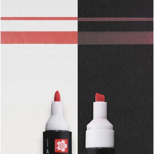 marker permapaque dual point czerwony, sakura na Arena.pl