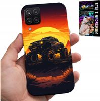 ETUI DO SAMSUNG GALAXY A22 5G - MONSTERTRUCK, CIĘŻARÓWKA, WZORY + SZKŁO