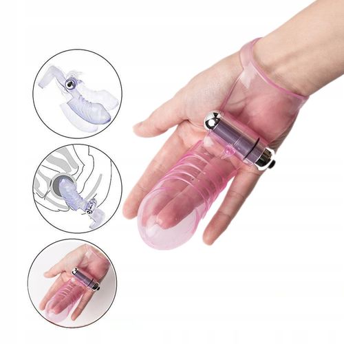 WIBRATOR NAKŁADKA NA RĘKE PALCE MASAŻER Wibrujący na Arena.pl