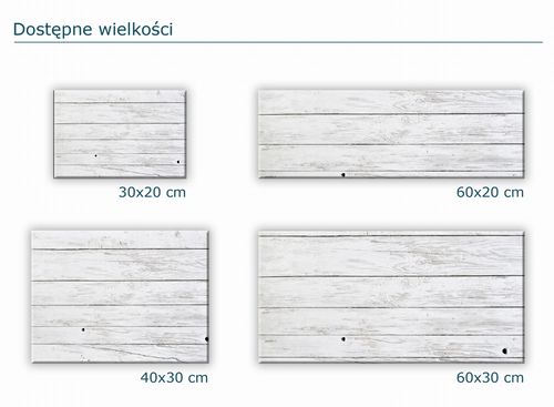 SZKLANA DESKA KUCHENNA 40x30 102b Białe deski na Arena.pl