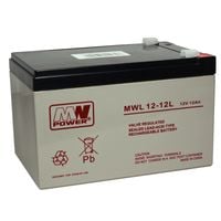 MW Power MWL 12-12L – Akumulator AGM VRLA 12V 12Ah