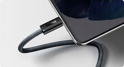 BASEUS MOCNY KABEL USB-C SZYBKIE ŁADOWANIE PRZEWÓD TYP-C PD 100W QC 5A 2M na Arena.pl