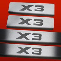 Listwa progowa BMW X3 E83 Stal nierdzewna 304 mat 4szt