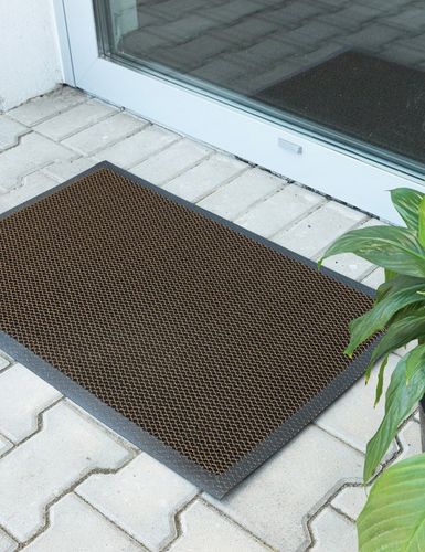 WYCIERACZKA POD DRZWI DO BUTÓW 50x80cm BRĄZ SIATKA 3D WEJŚCIOWA ZEWNĘTRZNA na Arena.pl