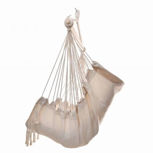 Hamak brazylijski krzesło z poduszkami ecru na Arena.pl