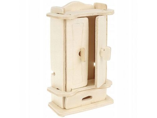 Drewniane mebelki meble 34szt dla lalek domek montessori zestaw akcesoria na Arena.pl