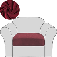 POKROWIEC NA SOFĘ SIEDZISKO OPARCIE WELUR BORDOWY