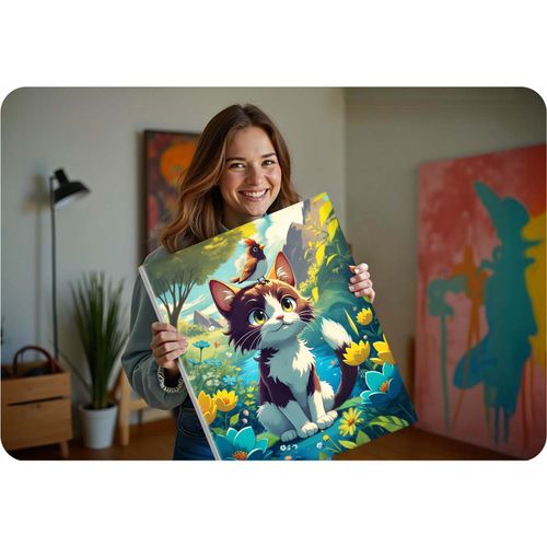 Obraz do malowania po numerach 40x50 cm Massido Kotek na Arena.pl