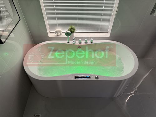 PIĘKNA OWALNA WANNA Z HYDROMASAŻEM 170X80 z 1 ODLEW GRZAŁKA na Arena.pl