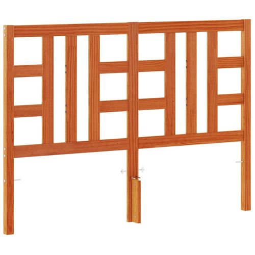 Wezgłowie do łóżka, woskowy brąz, 135 cm, lite drewno sosnowe na Arena.pl