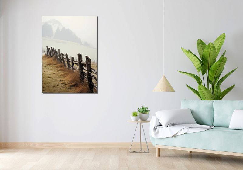 Obraz 70x100cm Spowity Mgłą zdjęcie 2