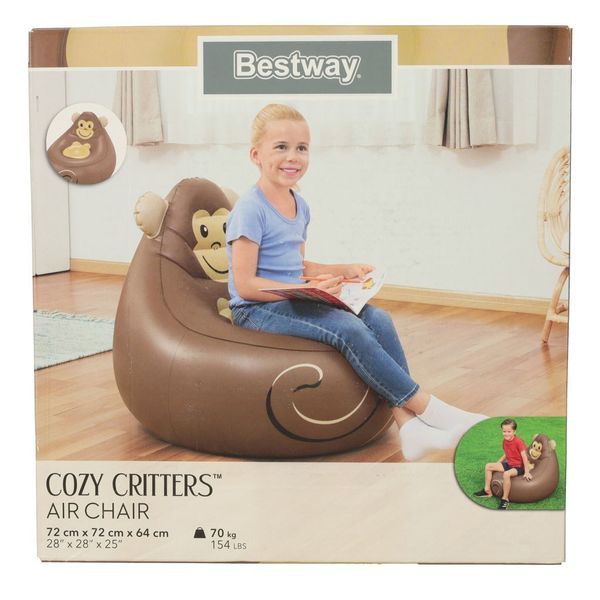 BESTWAY 75116 Fotel dmuchany puf małpka 70kg zdjęcie 9