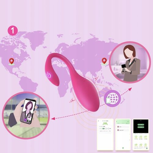 Wibrator sterowany aplikacją wibrujące jajko APP na Arena.pl