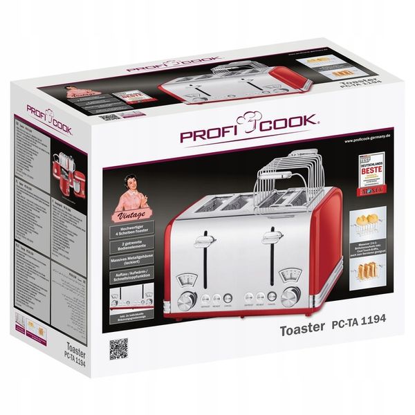 TOSTER OPIEKACZ DO 4 KANAPEK TOSTÓW SANDWICH Profi zdjęcie 12