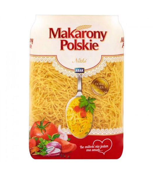 Makarony Polskie Nitki Makaron 400 g zdjęcie 2